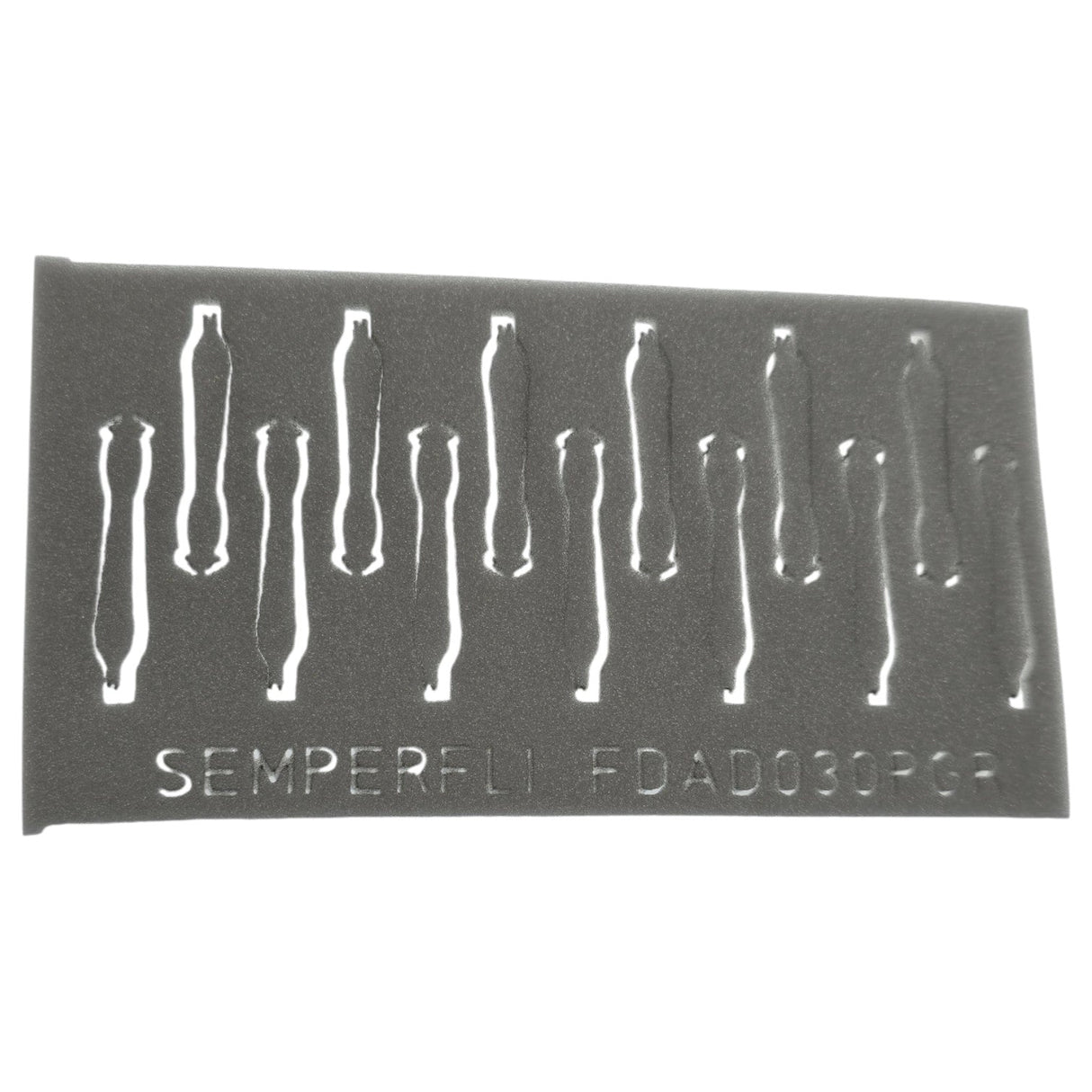 Semperfli Foam Cranefly / Daddy Long Leg / Tipulidae  Bodies Dark Gray / 30mm Foam Fly Tying Sheets, Bodies, Tools