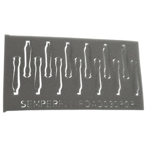 Semperfli Foam Cranefly / Daddy Long Leg / Tipulidae  Bodies Dark Gray / 30mm Foam Fly Tying Sheets, Bodies, Tools