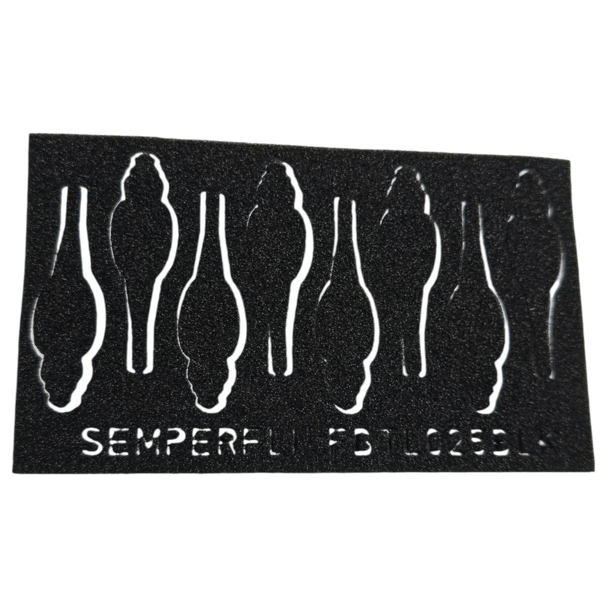 Semperfli Foam Realistic Natural Beetle Bodies Black / 12mm Foam Fly Tying Sheets, Bodies, Tools