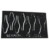 Semperfli Foam Realistic Natural Beetle Bodies Black / 12mm Foam Fly Tying Sheets, Bodies, Tools