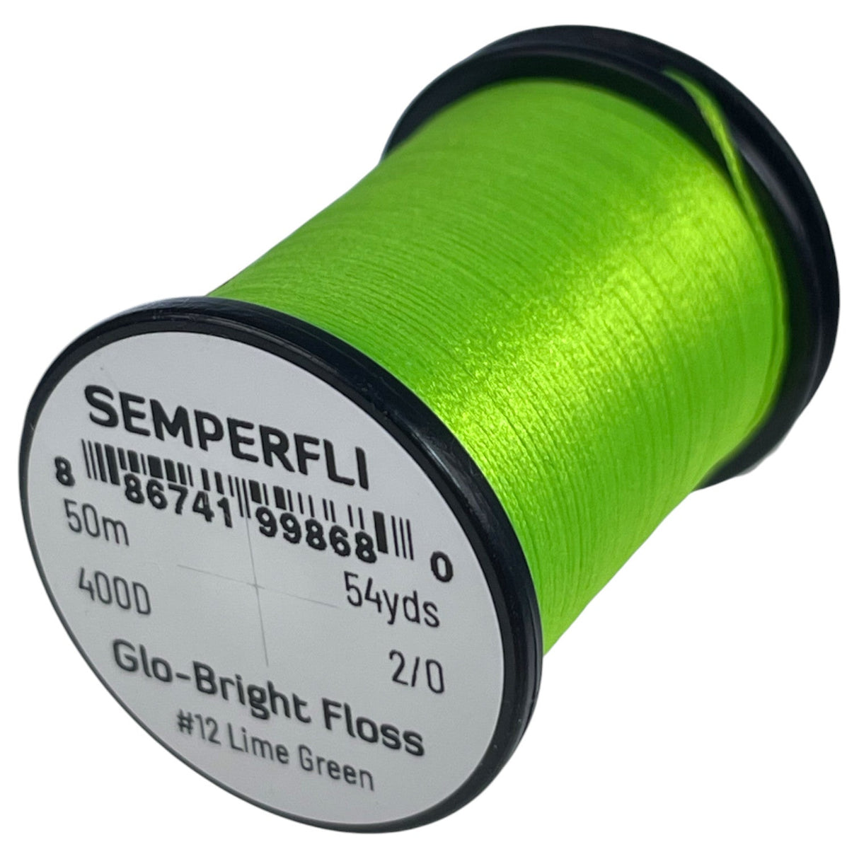 Semperfli Glo-Bright Floss #12 - Lime Green Threads