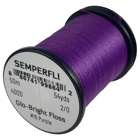Semperfli Glo-Bright Floss #15 - Purple Threads