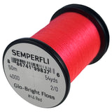Semperfli Glo-Bright Floss #4A - Red Threads