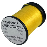 Semperfli Glo-Bright Floss #9 - Chrome Yellow Threads