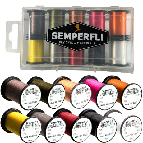 Semperfli Nano Silk 100D Collection Box Threads