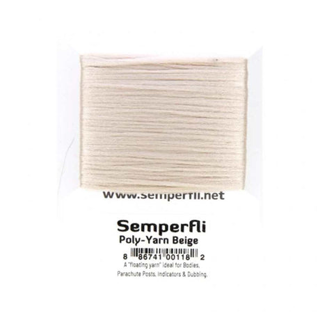Semperfli Poly-Yarn Beige Chenilles, Body Materials