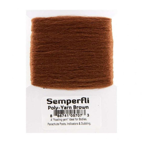 Semperfli Poly-Yarn Brown Chenilles, Body Materials