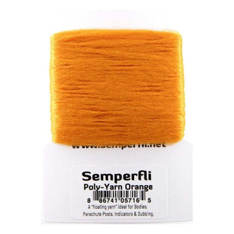 Semperfli Poly-Yarn Orange Chenilles, Body Materials