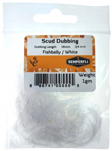 Semperfli Scud Dubbing Fishbelly / White Dubbing