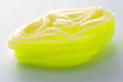 Semperfli Worm Chenille Fl Yellow / Sparkle Chenilles, Body Materials