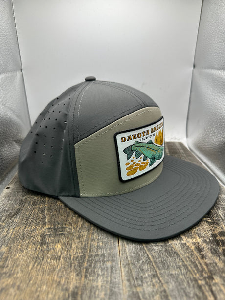 Shop Logo Patch 7 Panel Trucker Cap Hats, Gloves, Socks, Belts