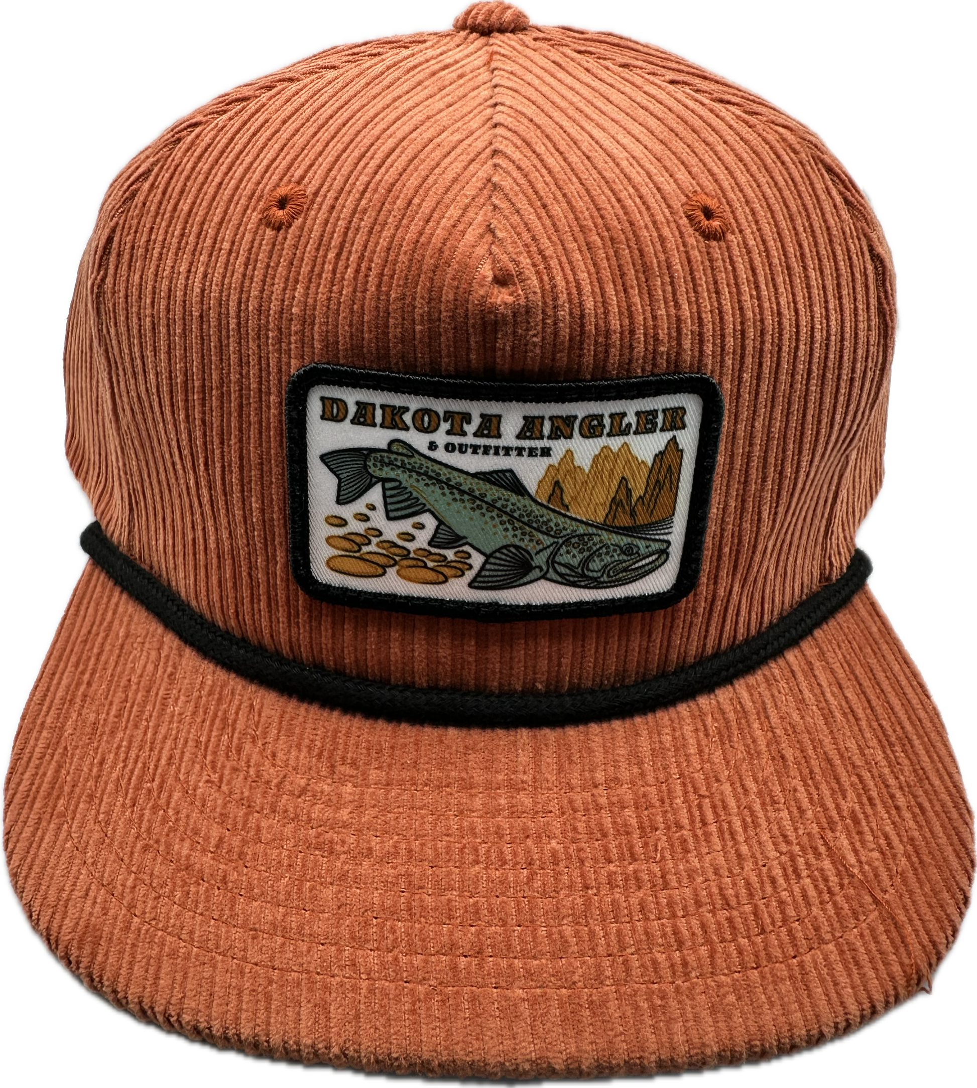 Shop Logo Patch Corduroy Dad Cap (c25-CO) Rusty/Black Hats, Gloves, Socks, Belts