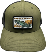 Shop Logo Patch Trucker Cap (C12-CTM) Moss Green/Black Hats, Gloves, Socks, Belts