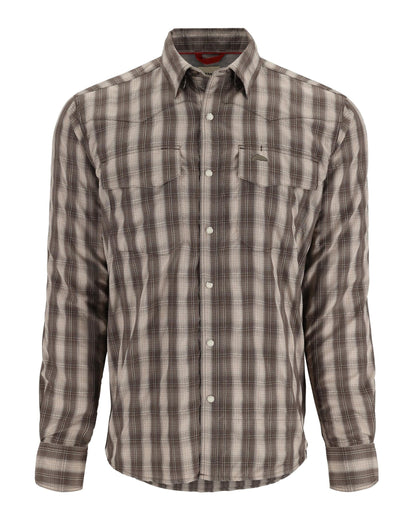 Simms Big Sky Long Sleeve Shirt Medium / Hickory Plaid Sportswear