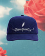 Simms Double Haul Cap - Grateful Dead Lightning Script - Navy Clothing