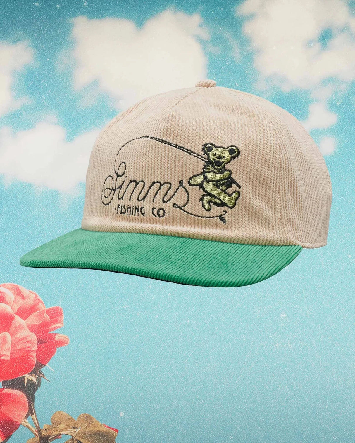 Simms Grateful Dead Double Haul Cap - Corduroy Wonders - Tan Hats