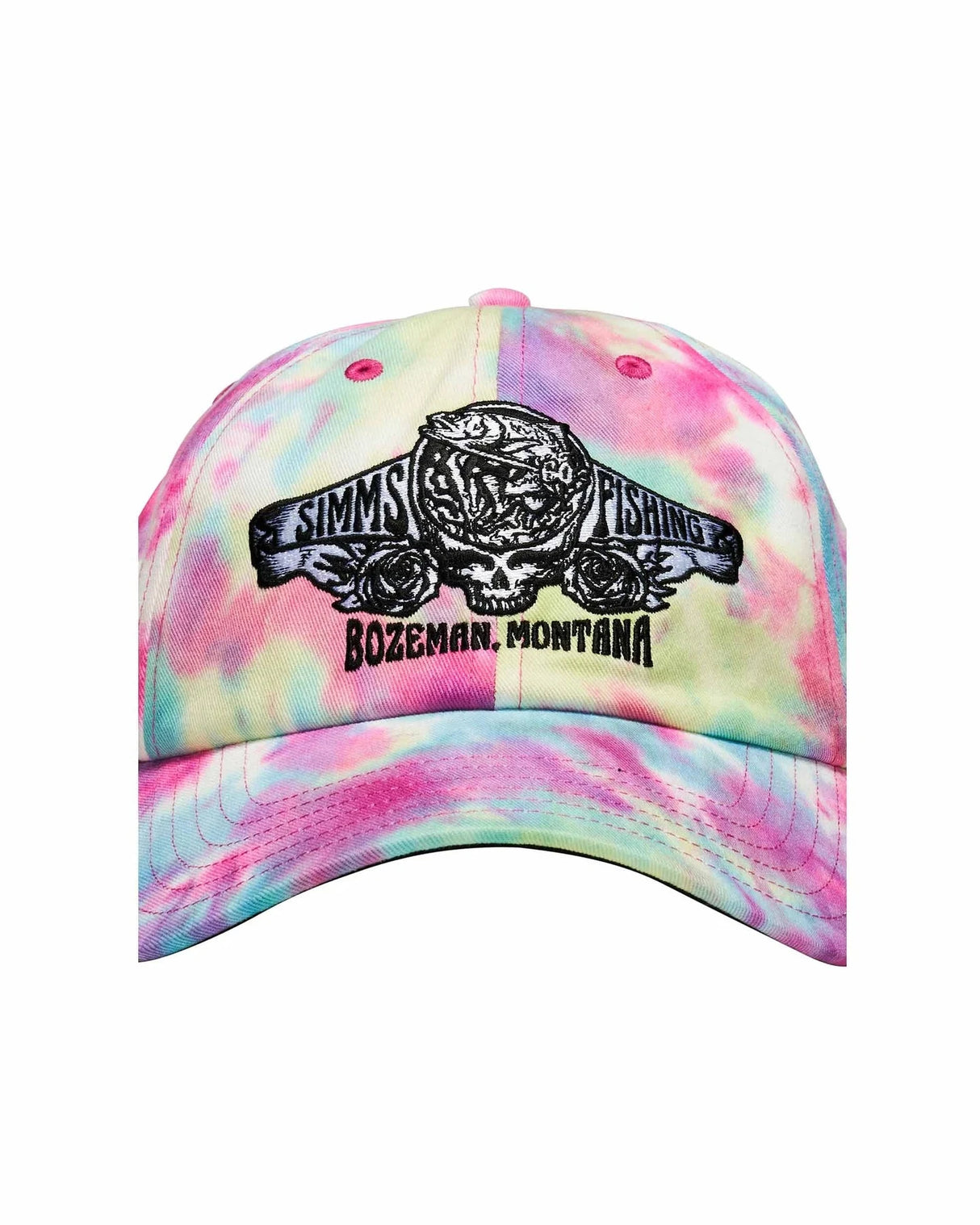 Simms Grateful Dead Single Haul Hat Unstructured Fountain Script - Tie Dye Hats