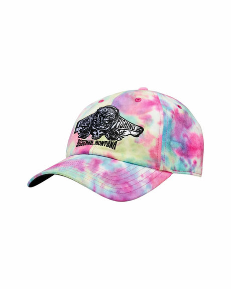 Simms Grateful Dead Single Haul Hat Unstructured Fountain Script - Tie Dye Hats
