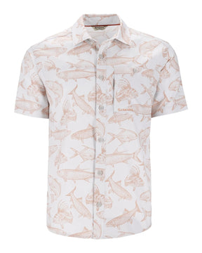 Simms M's Challenger SS Shirt Saltwater Cloud / M