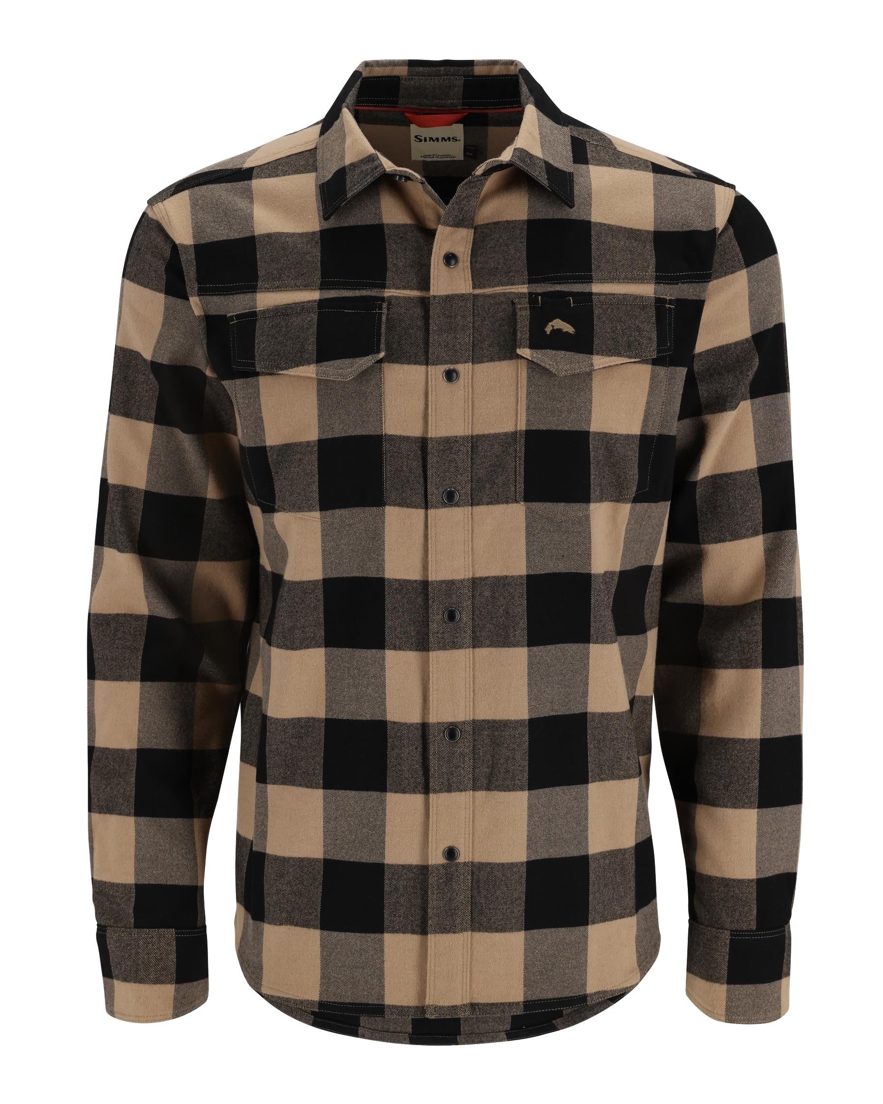 Simms M's Gallatin Flannel Fishing Shirt Clothing