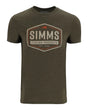 Simms Mens's Fly Patch T-Shirt Adobe Heather / L