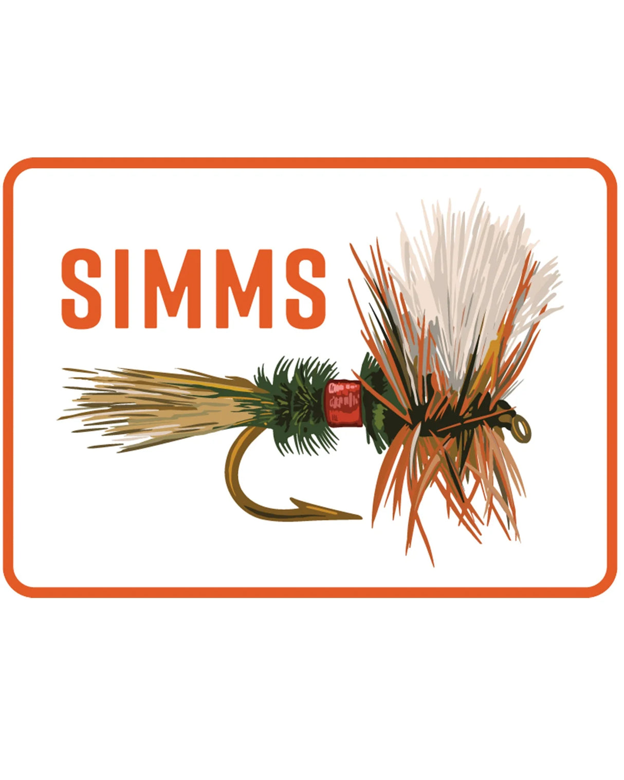 Simms Royal Wulff Sticker Stickers