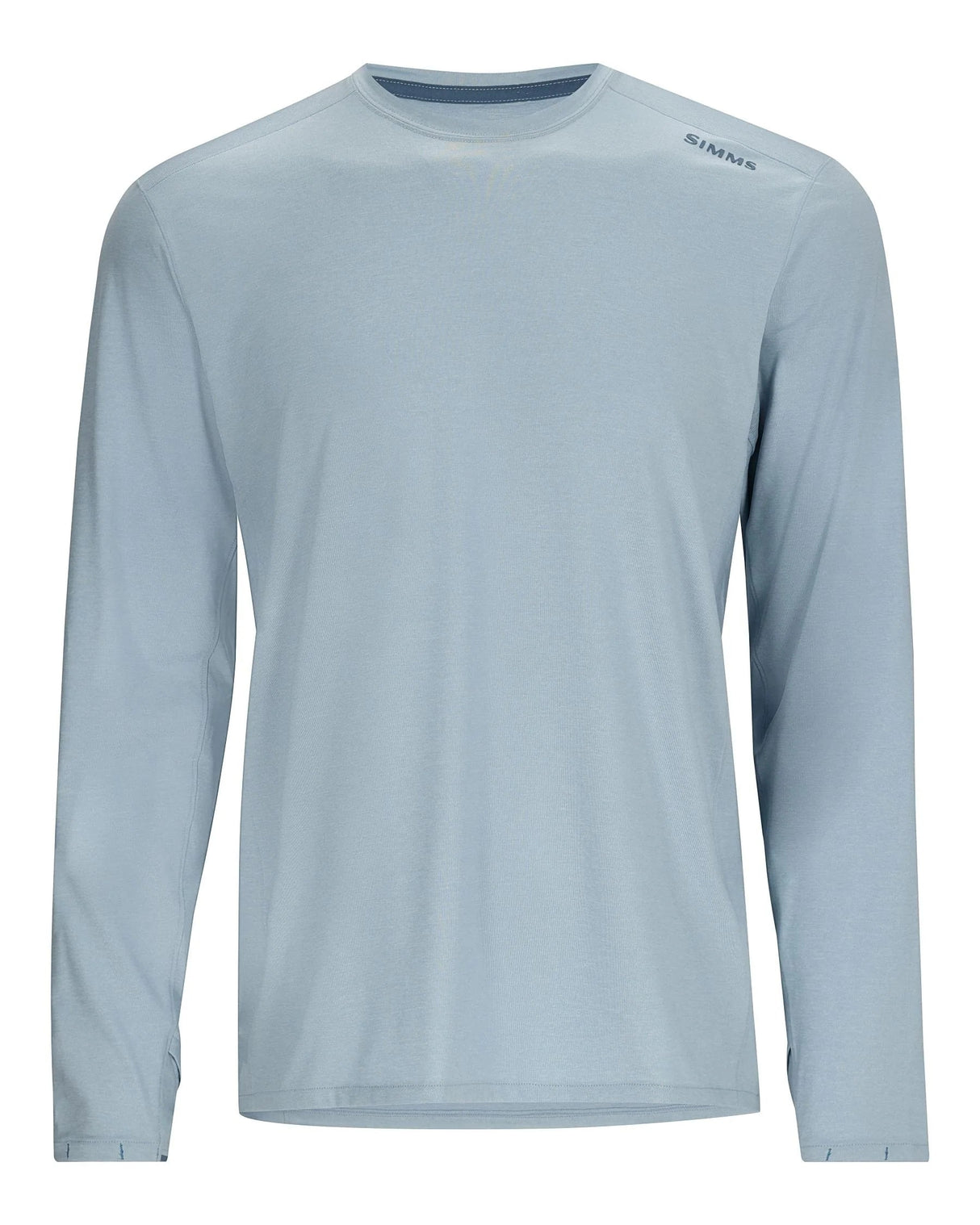 Simms Solarflex Crew Neck Steel Blue Heather / M Clothing