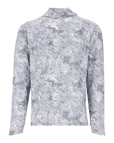 Simms Solarflex Hoody Back Eddy White / S Clothing
