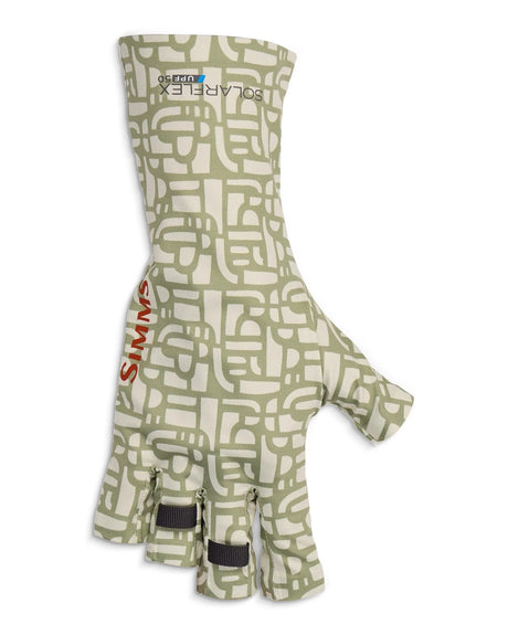 Simms Solarflex Sunglove Block Pale Pine / S Hats, Gloves, Socks, Belts