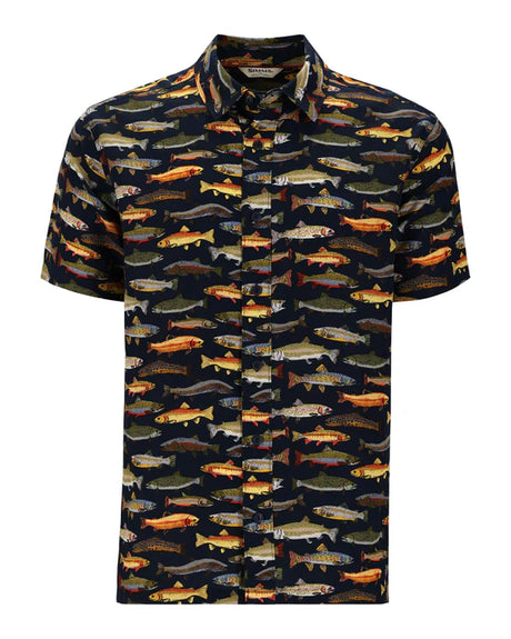 Simms Tailout Fishing Shirt -Short Sleeve Natural / M Clothing
