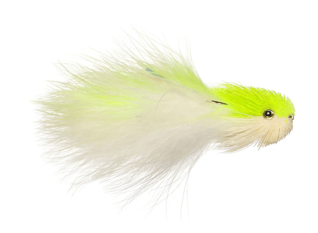 Sobota's Swimmin' Jimmy Chartreuse/White / 4 Streamers