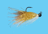 Solitude Sparkle Minnow Jig Natural / 8 Trout Flies