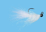 Solitude Sparkle Minnow Jig Pearl / 8 Trout Flies