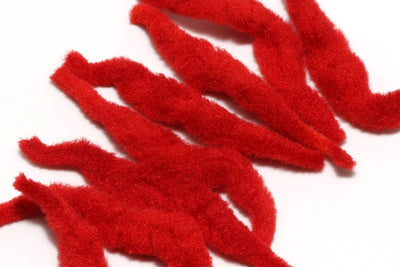 Spawn Polliwog Tails Red #310 Chenilles, Body Materials
