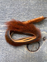 Spent Fly Fishing 3/32" Leech Cut Squirrel Strips Orange Squirrel Hair
