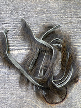 Spent Fly Fishing 3/32" Leech Cut Squirrel Strips Sculpin Olive Squirrel Hair