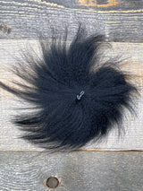 Spent Fly Fishing Arctic Fox Tail Ring Black Fox Fur