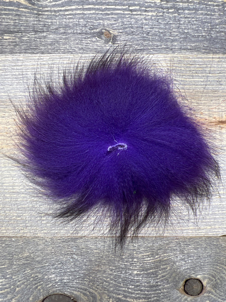 Spent Fly Fishing Arctic Fox Tail Ring Purple Fox Fur