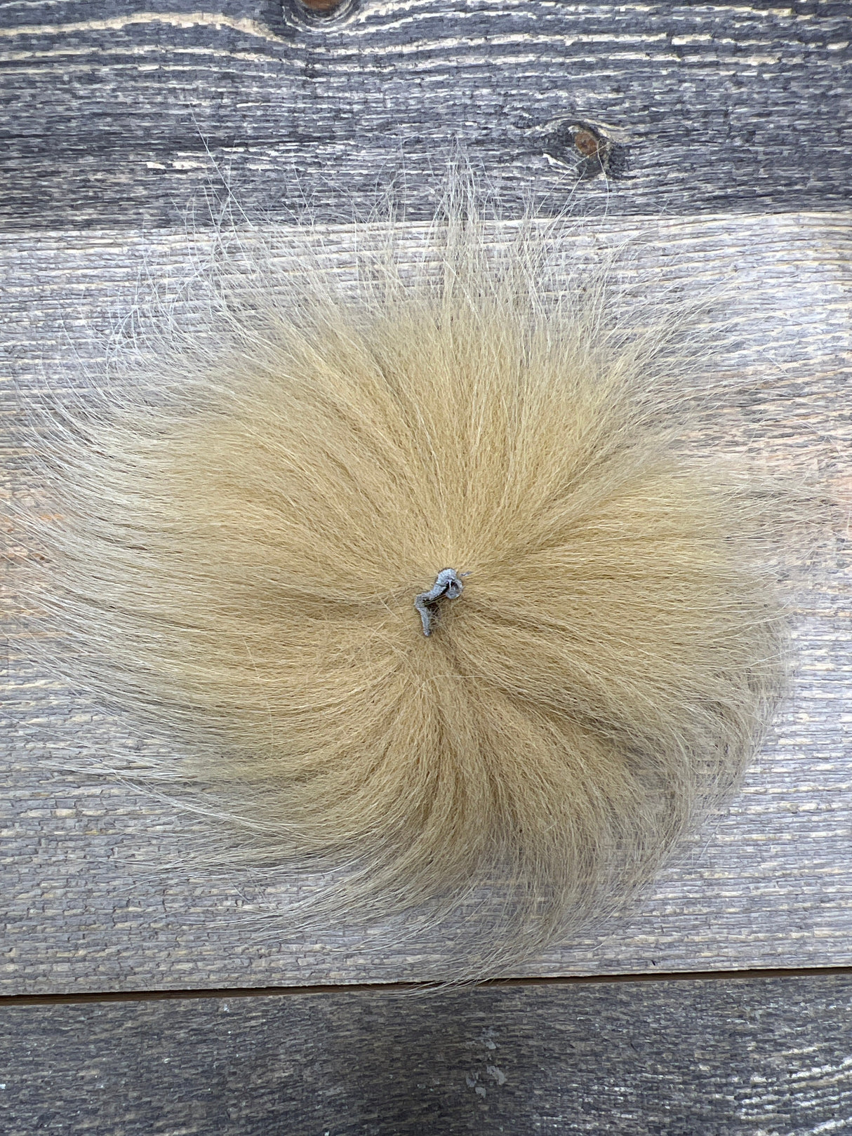 Spent Fly Fishing Arctic Fox Tail Ring Tan Fox Fur