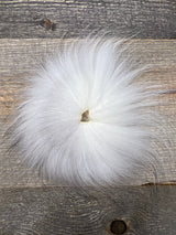 Spent Fly Fishing Arctic Fox Tail Ring White Fox Fur