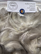 Spent Fly Fishing Bulk Mallard Flank 1/4 oz Natural Duck & Goose Feathers
