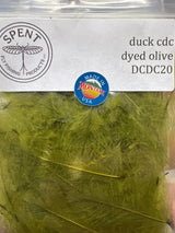 Spent Fly Fishing Duck CDC - Cul de Canard Olive Cul de Canard - CDC