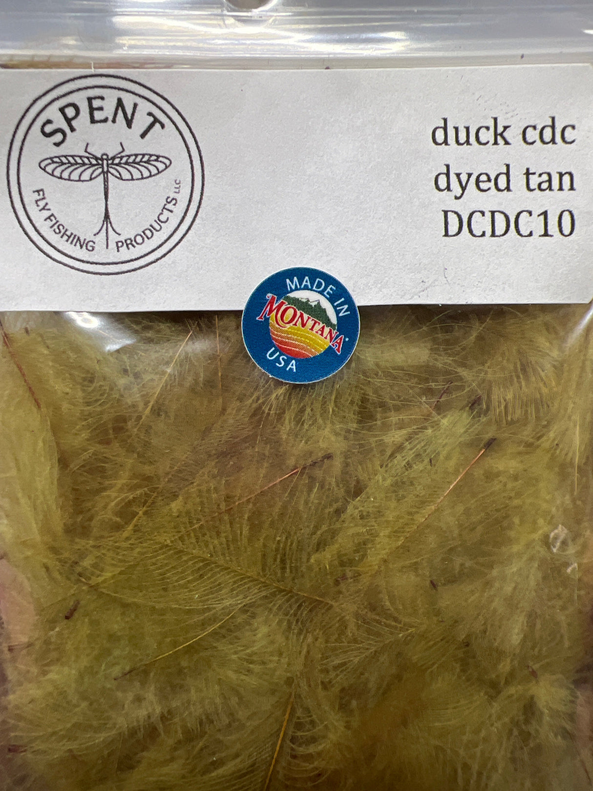 Spent Fly Fishing Duck CDC - Cul de Canard Tan Cul de Canard - CDC