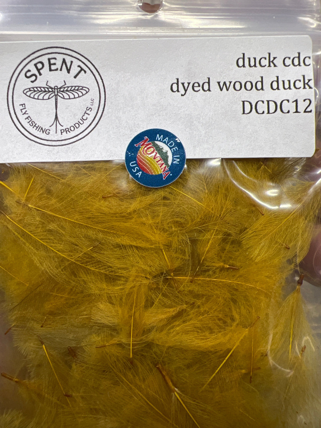 Spent Fly Fishing Duck CDC - Cul de Canard Wood Duck Cul de Canard - CDC