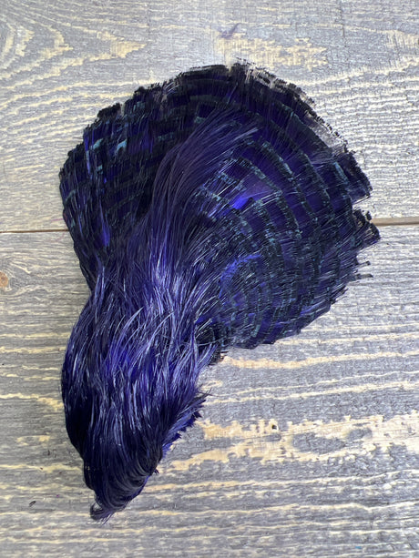Spent Fly Fishing Dyed Golden Pheasant Head Purple Pheasant Feathers