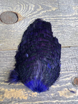 Spent Fly Fishing Dyed Golden Pheasant Tippets Purple Pheasant Feathers