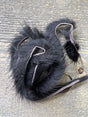 Spent Fly Fishing Mink Zonker Strips Black Misc. Hair & Fur