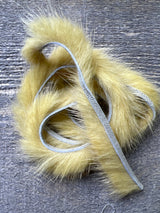 Spent Fly Fishing Mink Zonker Strips Tan Misc. Hair & Fur