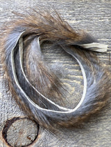 Spent Fly Fishing Muskrat Zirdle Strips Natural Misc. Hair & Fur