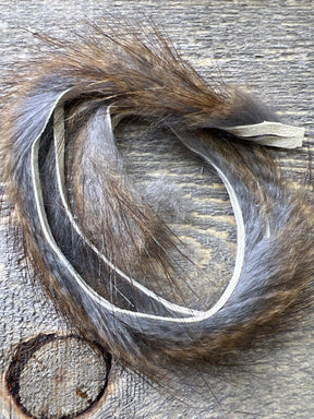 Spent Fly Fishing Muskrat Zirdle Strips Natural Misc. Hair & Fur